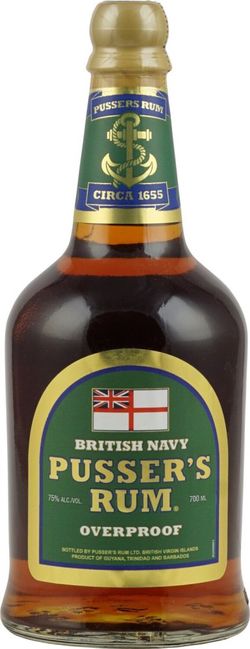 Pusser's British Navy Rum Overproof 0,7l 75%